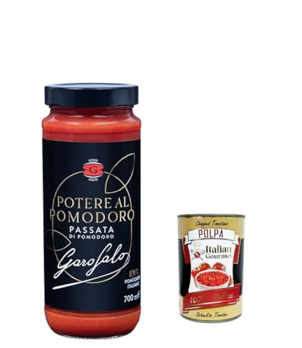 6x Passata di Pomodoro, Tomatenpaste Tomaten sauce 100% Italienisch 700g + Italian Gourmet polpa 400g 6x Passata di Pomodoro, Tomatenpaste Tomaten sauce 100% Italienisch 700g + Italian Gourmet polpa 400g von Italian Gourmet E.R.