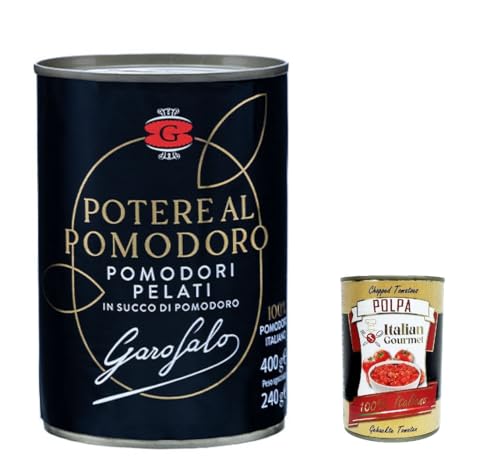 6x Pomodori pelati in succo di pomodoro, geschälte Tomaten 100% italienische Tomaten 400 g Tomatensauce + Italian Gourmet polpa 400g 6x Pomodori pelati in succo di pomodoro, geschälte Tomaten 100% italienische Tomaten 400 g Tomatensauce + Italian Gourmet polpa 400g von Italian Gourmet E.R.