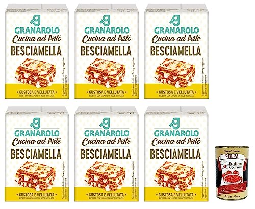 6x Granarolo Besciamella,UHT-Béchamel Sahne zum Kochen,Langanhaltende,Weich und Ohne Klümpchen,200ml + Italian Gourmet Polpa di Pomodoro 400g Dose 6x Granarolo Besciamella,UHT-Béchamel Sahne zum Kochen,Langanhaltende,Weich und Ohne Klümpchen,200ml + Italian Gourmet Polpa di Pomodoro 400g Dose von Italian Gourmet E.R.