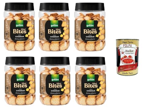 6x Gullon Crackers Cheddar 250Gr + Italian Goumet polpa 400g 6x Gullon Crackers Cheddar 250Gr + Italian Goumet polpa 400g von Italian Gourmet E.R.