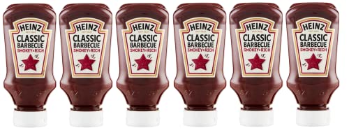 6x Heinz Salsa Classic Barbecue Smoky&Rich BBQ Soße Sauce Top Down 260g ideal zum grillen und zu kartoffeln von Italian Gourmet E.R.