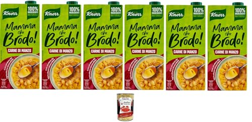6x Knor Mamma che Brodo! Carne di Manzo Rindfleisch1lt + Italian gourmet polpa 400gr von Italian Gourmet E.R.