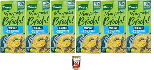 6x Knor Mamma che Brodo! Vegetale -30% aus Salz Gemüse 1Lt +Italian gourmet polpa 400gr 6x Knor Mamma che Brodo! Vegetale -30% aus Salz Gemüse 1Lt +Italian gourmet polpa 400gr von Italian Gourmet E.R.