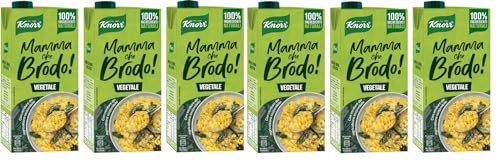 6x Knor Mamma che Brodo! Vegetale Gemüse 1Lt +Italian gourmet polpa 400g von Italian Gourmet E.R.