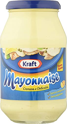 6x Kraft Klassik Mayonnaise mayo classic Fritessoße Soße Sauce glass 500ml von Italian Gourmet E.R.