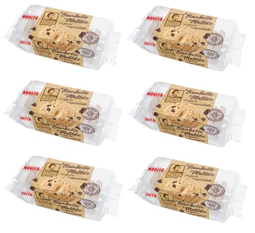 6x Matilde Vicenzi Ciambelle con Gocce di Cioccolato Donuts mit Schokoladenstückchen 200g Packung 6x Matilde Vicenzi Ciambelle con Gocce di Cioccolato Donuts mit Schokoladenstückchen 200g Packung von Italian Gourmet E.R.