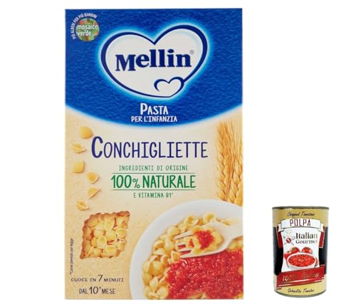 6x Mellin Conchigliette Pasta , 280g + Italian Gourmet polpa 400g von Italian Gourmet E.R.