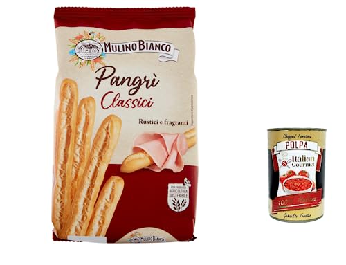 6x Mulino Bianco Pangrì Grissini Crostini mit nachhaltigem Mehl 300g + Italian gourmet polpa 400 6x Mulino Bianco Pangrì Grissini Crostini mit nachhaltigem Mehl 300g + Italian gourmet polpa 400 von Italian Gourmet E.R.