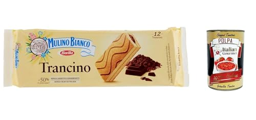 6x Mulino Bianco Trancino Kuchen Frühstückssnack breakfast snack , 396 g + Italian gourmet polpa 400g von Italian Gourmet E.R.