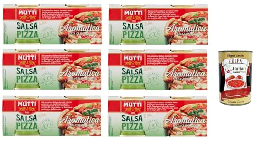 6x Mutti Salsa per pizza Aromatizzata Aromatisierte Pizzasauce 2x210gr+ Italian Gourmet polpa 400g 6x Mutti Salsa per pizza Aromatizzata Aromatisierte Pizzasauce 2x210gr+ Italian Gourmet polpa 400g von Italian Gourmet E.R.