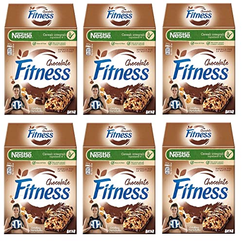 6x Nestlé Fitness Chocolate Müsliriegel Vollkornriegel mit Schokolade ( 6 x 23,5g ) 141g von Italian Gourmet E.R.