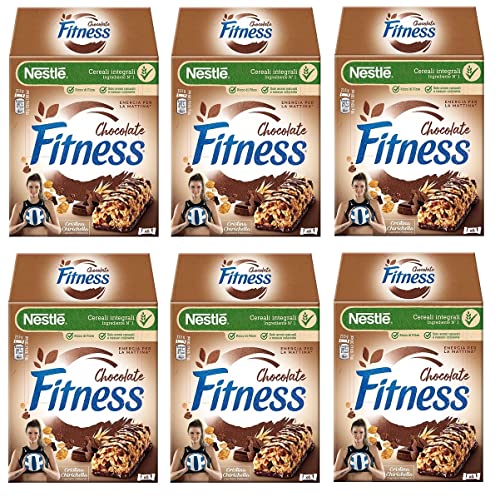 6x Nestlé Fitness Chocolate Müsliriegel Vollkornriegel mit Schokolade ( 6 x 23,5g ) 141g von Italian Gourmet E.R.