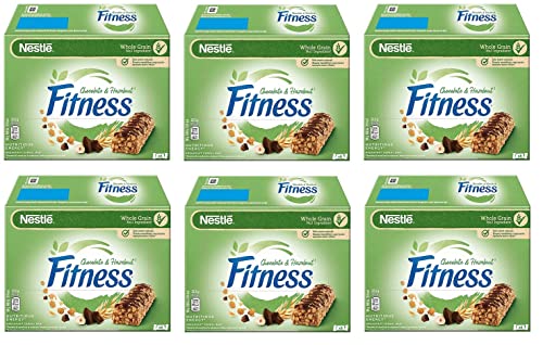 6x Nestlé Fitness Chocolate & Hazelnut Müsliriegel Schokolade & Haselnuss ( 6 x 22,5g ) 135g von Italian Gourmet E.R.