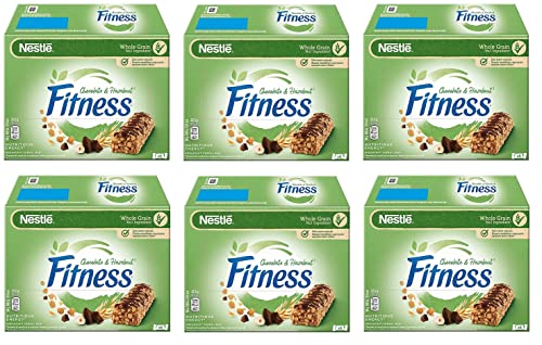 6x Nestlé Fitness Chocolate & Hazelnut Müsliriegel Schokolade & Haselnuss ( 6 x 22,5g ) 135g von Italian Gourmet E.R.