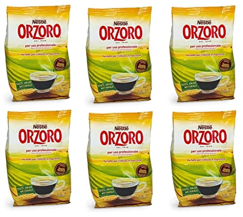 6x Nestlé Orzoro Orzo Tostato Solubile Lösliche Geröstete Gerste Beutel mit 200g 6x Nestlé Orzoro Orzo Tostato Solubile Lösliche Geröstete Gerste Beutel mit 200g von Italian Gourmet E.R.