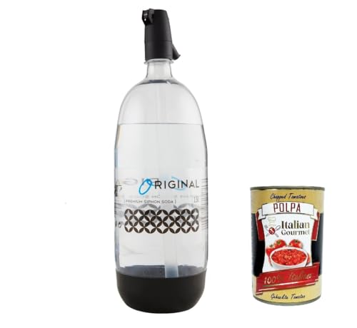 6x Original Premiun Siphon Soda, Siphon fur cocktails, Siphon Sodawasser Sprudler 1,5 l + Italian Gourmet polpa 400g 6x Original Premiun Siphon Soda, Siphon fur cocktails, Siphon Sodawasser Sprudler 1,5 l + Italian Gourmet polpa 400g von Italian Gourmet E.R.