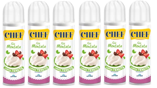 6x Parmalat Chef Panna Süßwaren Produkt auf Basis von Sahne Creme-Spray Sprühdose 250g,Schlagsahne Frei von Konservierungsstoffen + Italian Gourmet Polpa 400g Dose 6x Parmalat Chef Panna Süßwaren Produkt auf Basis von Sahne Creme-Spray Sprühdose 250g,Schlagsahne Frei von Konservierungsstoffen + Italian Gourmet Polpa 400g Dose von Italian Gourmet E.R.