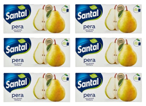6x Parmalat Santàl Pera Birnensaft Fruchtsaft Erfrischungsgetränk Erfrischendes Getränk Brik 3x200ml von Italian Gourmet E.R.