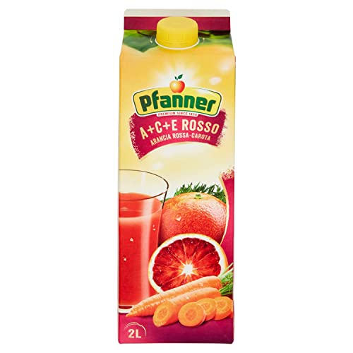 6x Pfanner A+C+E Rosso Mehrfruchtsaft Getränk 30%, 2l + Italian Gourmet polpa 400g von Italian Gourmet E.R.