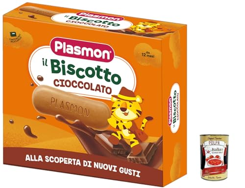 6x Plasmon Biscotto al cioccolato 12m+ 320 g + Italian Gourmet polpa 400g von Italian Gourmet E.R.
