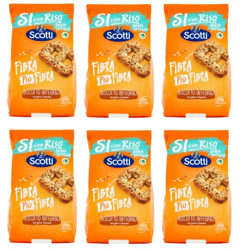 6x Riso Scotti Si con Riso Biscotto Integrale Vollkornkekse mit Buchweizen Laktosefrei,Ohne Palmöl,Ohne Milcheiweiß 350g Beutel 6x Riso Scotti Si con Riso Biscotto Integrale Vollkornkekse mit Buchweizen Laktosefrei,Ohne Palmöl,Ohne Milcheiweiß 350g Beutel von Italian Gourmet E.R.
