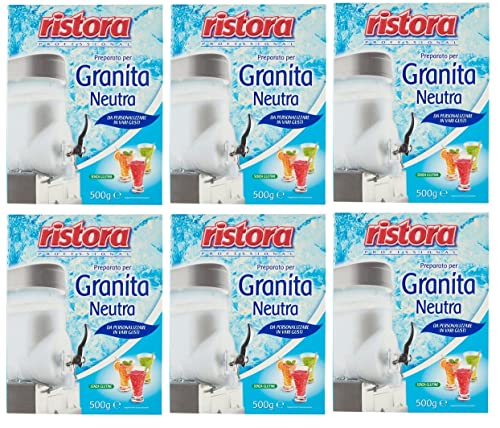 6x Ristora Professional Preparato per Granita Neutra Vorbereitet für Neutralergranita Glutenfrei 500g 6x Ristora Professional Preparato per Granita Neutra Vorbereitet für Neutralergranita Glutenfrei 500g von Italian Gourmet E.R.
