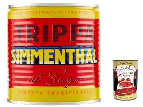 6x SIMMENTHAL Trippa al sugo, Kaldaunen 420 g Kutteln Fleisch in dose tripe italien + Italian Gourmet polpa 400g 6x SIMMENTHAL Trippa al sugo, Kaldaunen 420 g Kutteln Fleisch in dose tripe italien + Italian Gourmet polpa 400g von Italian Gourmet E.R.