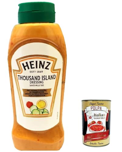 6x Salsa Heinz Thousand Island Dressing, 865ml Flaschen Gemüsedressing + Italian Gourmet polpa 400g von Italian Gourmet E.R.