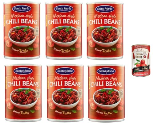 6x Santa Maria Mexikanische Bohnen 410gr+ Italian Gourmet pelati 400gr 6x Santa Maria Mexikanische Bohnen 410gr+ Italian Gourmet pelati 400gr von Italian Gourmet E.R.