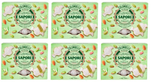 6x Sapori Colombelle Pistacchio Weiche Pistazien-Mandel-Paste Mandelpaste Süßware Produkt 170g Packung 6x Sapori Colombelle Pistacchio Weiche Pistazien-Mandel-Paste Mandelpaste Süßware Produkt 170g Packung von Italian Gourmet E.R.