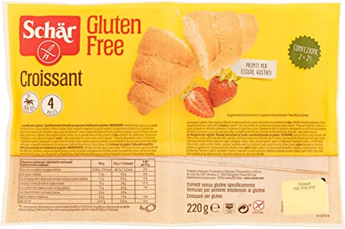 6x Schär Cornetti Croissant Hörnchen, 220g (4x 55g) gluten free Gluten-frei + Italian Gourmet Polpa 400g von Italian Gourmet E.R.