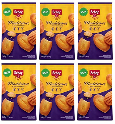 6x Schär Gluten Free Madeleines Merendina Glutenfreier Snack 240g Packung 6x Schär Gluten Free Madeleines Merendina Glutenfreier Snack 240g Packung von Italian Gourmet E.R.