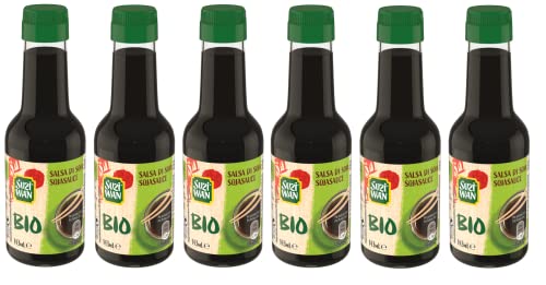 6x Suzi Wan Salsa di Soia Biologica,Bio-Sojasauce,Glasflasche 143ml + Italian Gourmet Polpa di Pomodoro 400g Dose 6x Suzi Wan Salsa di Soia Biologica,Bio-Sojasauce,Glasflasche 143ml + Italian Gourmet Polpa di Pomodoro 400g Dose von Italian Gourmet E.R.