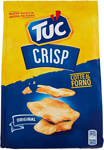 6x TUC Crisp Salzgebäck Crackers Gebacken gesalzen Meersalz 100g + Italian gourmet polpa 400g von Italian Gourmet E.R.