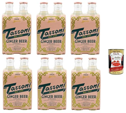 6x Tassoni Ginger Beer 4 x 180 ml + Italian Gourmet polpa 400g von Italian Gourmet E.R.