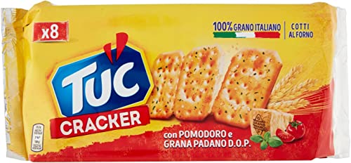 6x Tuc Cracker mit Tomaten und gebackenem Grana Padano - 250g von Italian Gourmet E.R.