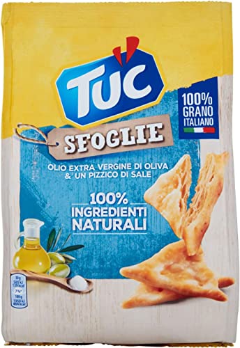 6x Tuc Sfoglie Cracker mit nativem Olivenöl extra und einer Prise Salz - 170 g + Italian Gourmet Polpa 400g von Italian Gourmet E.R.