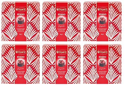 6x Witor's Il Boero Originale Extra Dunkle Schokolade mit Kirsche und Likör 200g Packung 6x Witor's Il Boero Originale Extra Dunkle Schokolade mit Kirsche und Likör 200g Packung von Italian Gourmet E.R.