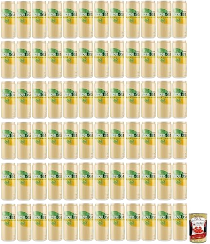 72x FUZE TEA Eistee,Zitrone Schwarzer Tee mit einer Zitronengras Note,Erfrischungsgetränk,Alkoholfrei,Einwegdose 330ml + Italian Gourmet Polpa di Pomodoro 400g Dose 72x FUZE TEA Eistee,Zitrone Schwarzer Tee mit einer Zitronengras Note,Erfrischungsgetränk,Alkoholfrei,Einwegdose 330ml + Italian Gourmet Polpa di Pomodoro 400g Dose von Italian Gourmet E.R.