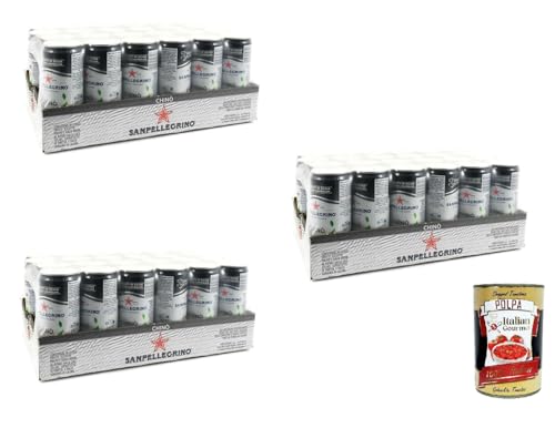 72x San pellegrino Dose Chinotto Chinò 330 ml Italien Bitterorange Limonade + Italian Gourmet polpa 400g von Italian Gourmet E.R.