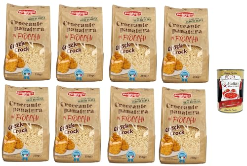 8x Artebianca Knusprige Semmelbröselflocken Gr.250 + Italian Gourmet polpa 400g von Italian Gourmet E.R.