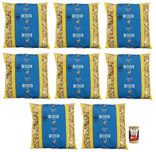 8x De Cecco Mezzi Rigatoni Pasta di Semola di Grano Duro Nudeln aus Hartweizengrieß 3Kg Packung + Italian Gourmet Polpa di Pomodoro 400g Dose von Italian Gourmet E.R.