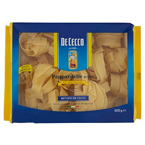 8x Pasta De Cecco 100% Italienisch Le Specialità Pappardelle N° 201 Nudeln 500g + Italian Gourmet Polpa 400g 8x Pasta De Cecco 100% Italienisch Le Specialità Pappardelle N° 201 Nudeln 500g + Italian Gourmet Polpa 400g von Italian Gourmet E.R.