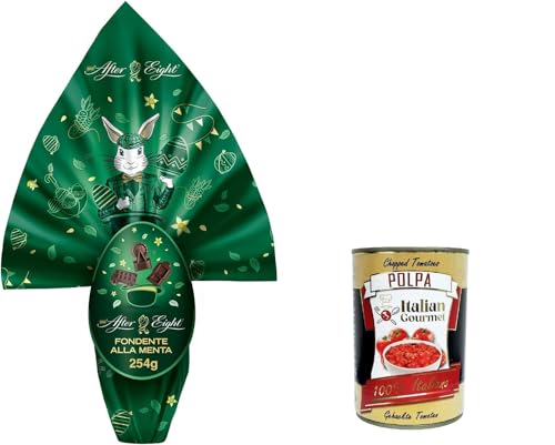 AFTER EIGHT Easter Egg 2025 Dunkle Schokolade mit Minze mit 3 Pralinen 254g+ Italian Gourmet Polpa di Pomodoro 400g Dose AFTER EIGHT Easter Egg 2025 Dunkle Schokolade mit Minze mit 3 Pralinen 254g+ Italian Gourmet Polpa di Pomodoro 400g Dose von Italian Gourmet E.R.