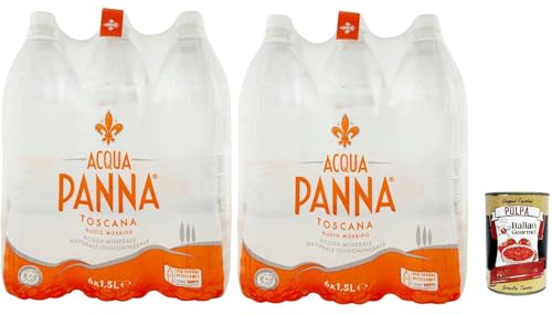 Acqua Panna Still Natural Mineralwasser, natürliches Wasser, Mineral Water 12x 1500ml + Italian Gourmet polpa 400g Acqua Panna Still Natural Mineralwasser, natürliches Wasser, Mineral Water 12x 1500ml + Italian Gourmet polpa 400g von Italian Gourmet E.R.