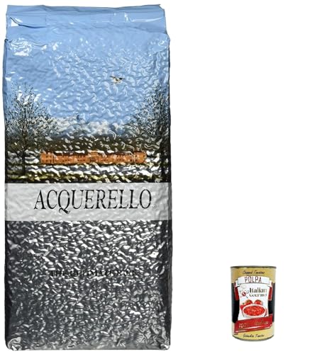 Acquerello Carnaroli Risotto Reis, 1 Jahr gealtert, 2,5 kg VAKUUM+ Italian Gourmet polpa 400g von Italian Gourmet E.R.