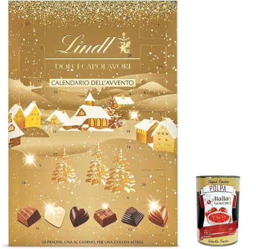 Adventskalender Sweets Masterpieces: 24 verschiedene Schokoladenpralinen 250g + Italian Gourmet Polpa di Pomodoro 400g Adventskalender Sweets Masterpieces: 24 verschiedene Schokoladenpralinen 250g + Italian Gourmet Polpa di Pomodoro 400g von Italian Gourmet E.R.