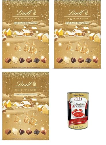 Adventskalender Sweets Masterpieces: 24 verschiedene Schokoladenpralinen 3x250g + Italian Gourmet Polpa di Pomodoro 400g Adventskalender Sweets Masterpieces: 24 verschiedene Schokoladenpralinen 3x250g + Italian Gourmet Polpa di Pomodoro 400g von Italian Gourmet E.R.
