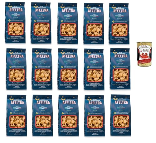 Afeltra Calamari 100% Grano Italiano 500g,Gragnano IGP - Nudeln aus Hartweizengrieß von höchster Qualität 15x 500g + Italian Gourmet Polpa di Pomodoro 400g Dose Afeltra Calamari 100% Grano Italiano 500g,Gragnano IGP - Nudeln aus Hartweizengrieß von höchster Qualität 15x 500g + Italian Gourmet Polpa di Pomodoro 400g Dose von Italian Gourmet E.R.