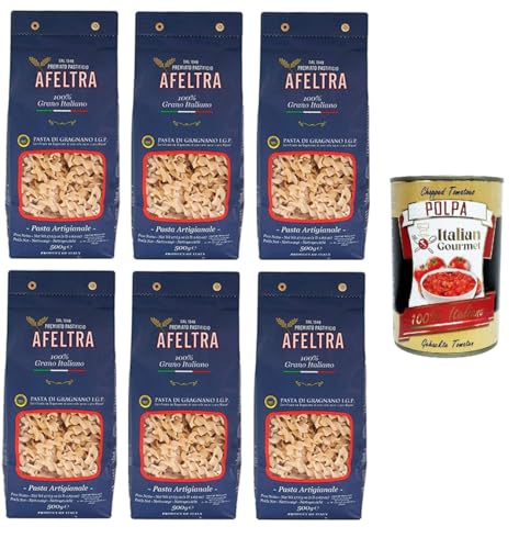 Afeltra Pasta di Gragnano I.G.P Fusillone I.G.P. Grießnudeln 6x 500gr + Italian Gourmet polpa 400g Afeltra Pasta di Gragnano I.G.P Fusillone I.G.P. Grießnudeln 6x 500gr + Italian Gourmet polpa 400g von Italian Gourmet E.R.